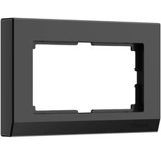 Изображение Рамка для двойной розетки Stark (черный) W0081808